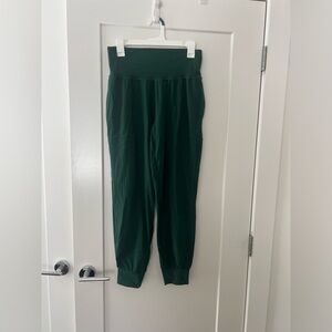 Athleta Green Jogger Sweatpants Relaxed Fit
